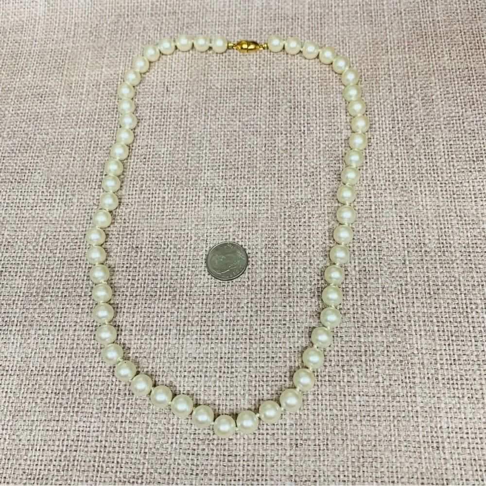 VTG Monet Knotted Pearl Necklace